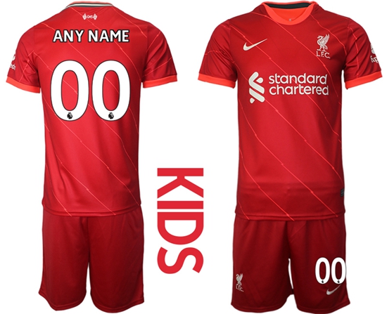 Kids Liverpool Soccer Jerseys 025 Customized