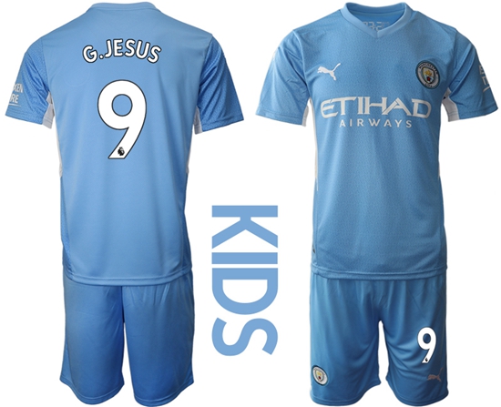 Kids Manchester City Soccer Jerseys 016