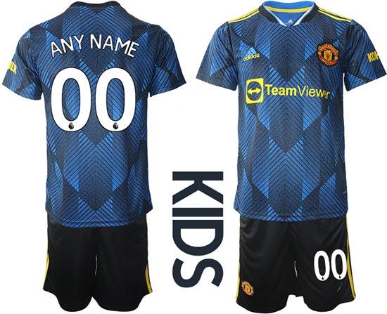 Kids Manchester United Soccer Jerseys 020 Customized