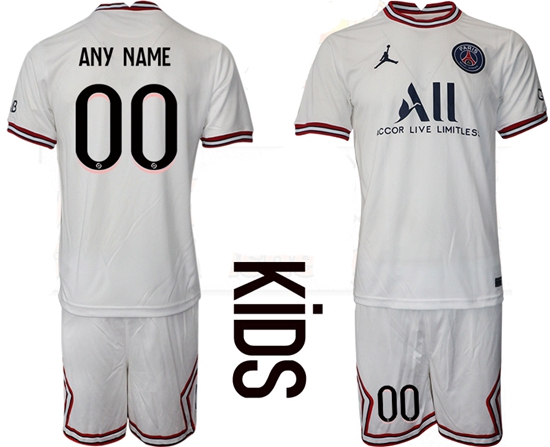 Kids Paris Saint Germain Soccer Jerseys 001 Customized