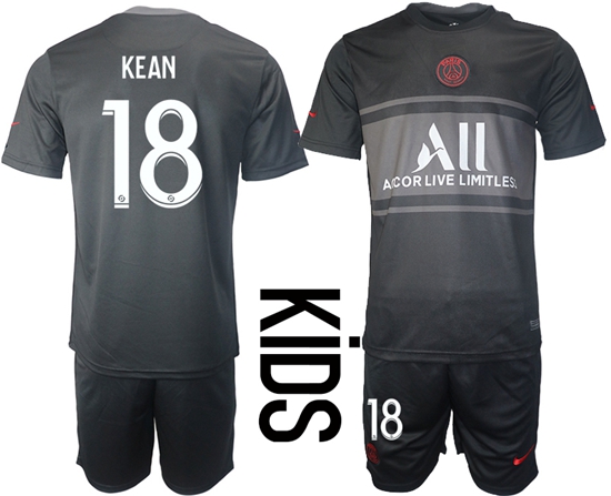 Kids Paris Saint Germain Soccer Jerseys 020