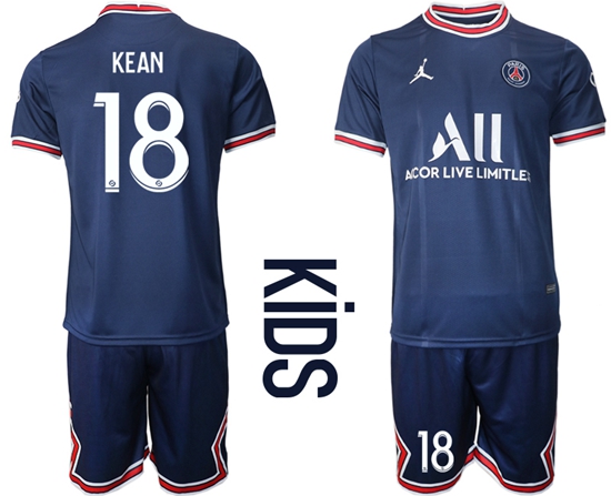 Kids Paris Saint Germain Soccer Jerseys 054