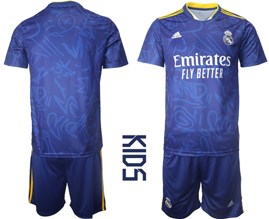 Kids Real Madrid Soccer Jerseys 026