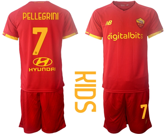 Kids Roma Soccer Jerseys 008
