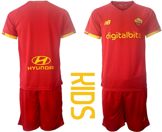 Kids Roma Soccer Jerseys 009
