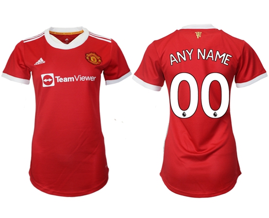 Women Manchester United Soccer Jerseys 001 Customized