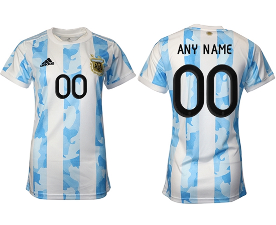 Women Argentina Soccer Jerseys 001 Customized
