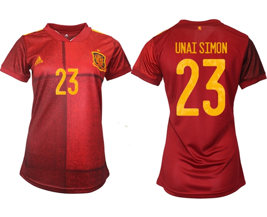 Women Spain Soccer Jerseys 002