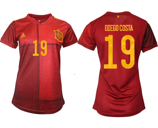 Women Spain Soccer Jerseys 004