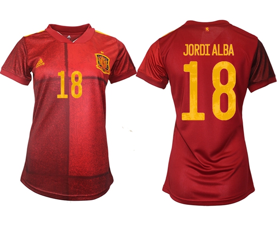Women Spain Soccer Jerseys 005