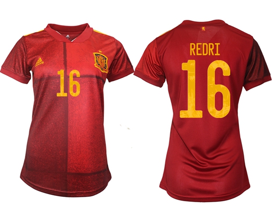Women Spain Soccer Jerseys 006