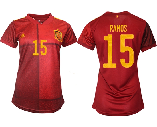 Women Spain Soccer Jerseys 007