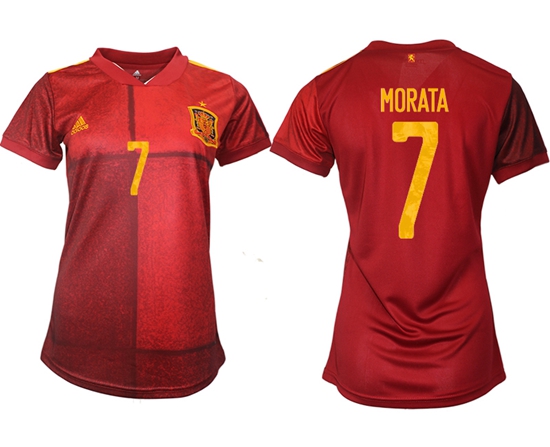 Women Spain Soccer Jerseys 010