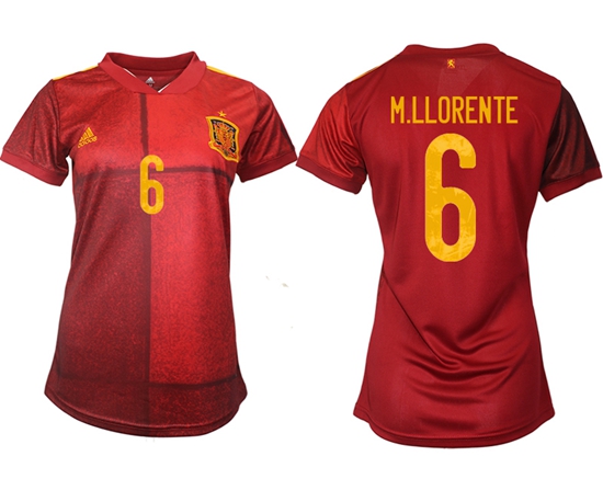 Women Spain Soccer Jerseys 011