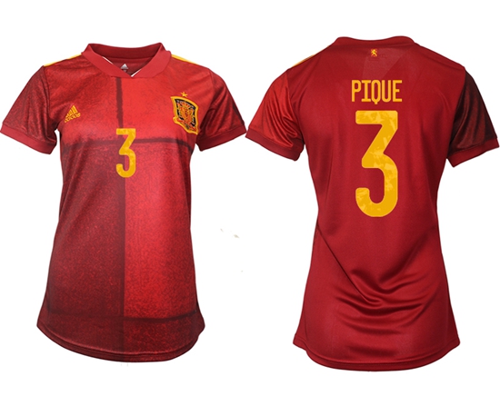 Women Spain Soccer Jerseys 013