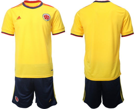 Colombia 2022 World Cup Soccer Jersey BLANK