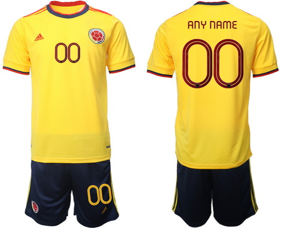 Colombia 2022 World Cup Soccer Jersey CUSTOMIZED