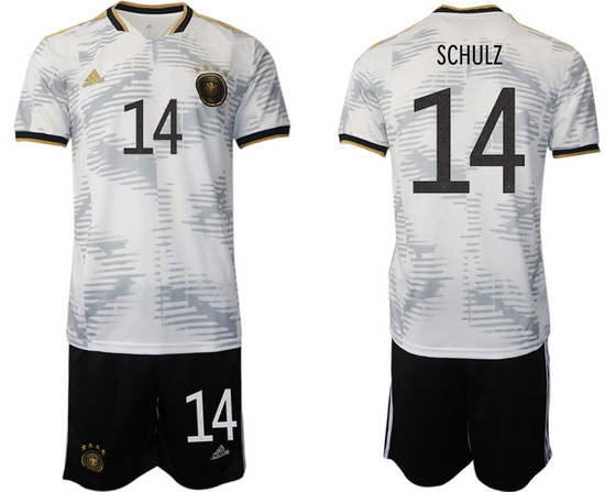 GERMANY 2022 World Cup Soccer Jersey #14 SCHULZ
