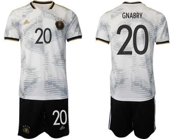 GERMANY 2022 World Cup Soccer Jersey #20 GNABRY