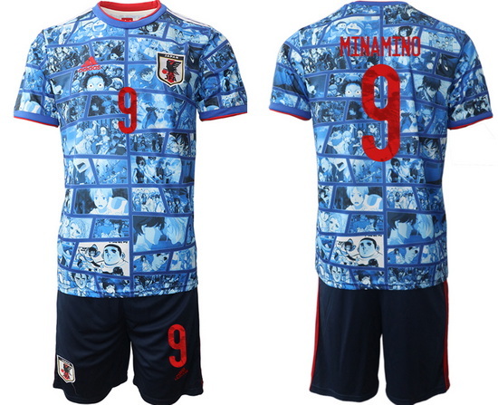 JAPAN 2022 World Cup Soccer Jersey #9 MINAMINO