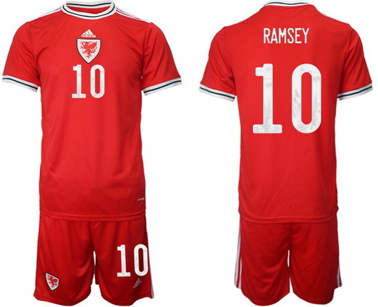 WALES 2022 World Cup Soccer Jersey #10 RAMSEY