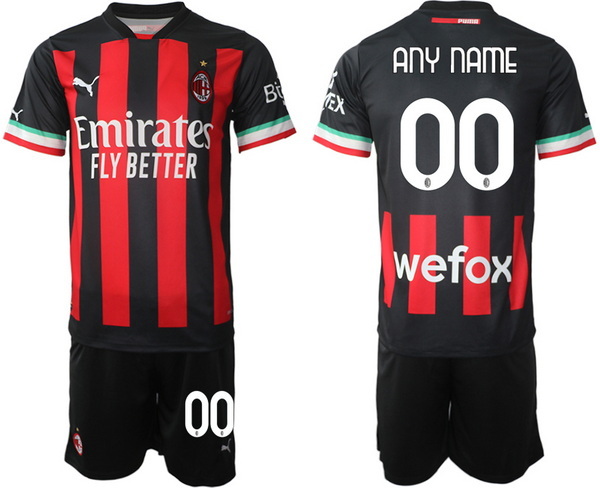 AC Milan Men Soccer Jerseys 036  Customized