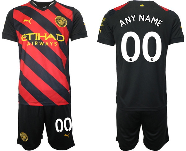 Manchester City Men Soccer Jersey 007  Customized
