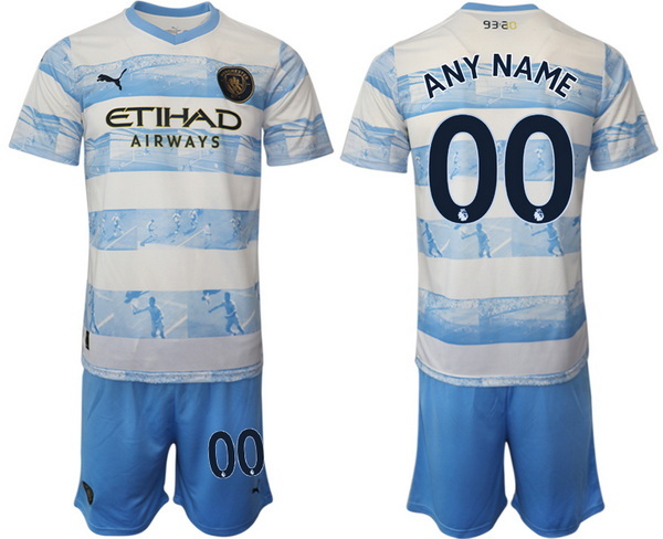 Manchester City Men Soccer Jersey 023  Customized