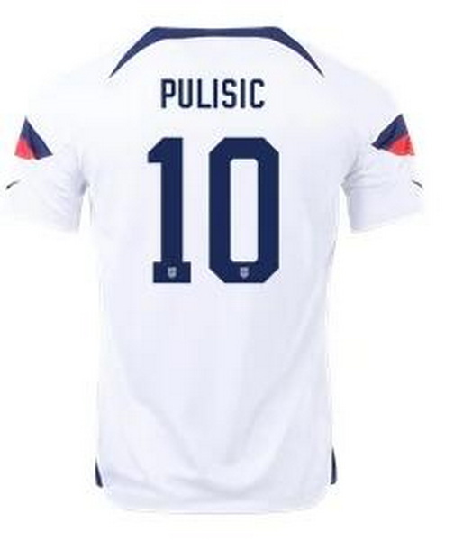 Men US 2022 FIFA Soccer Christian Pulisic Jersey White 017