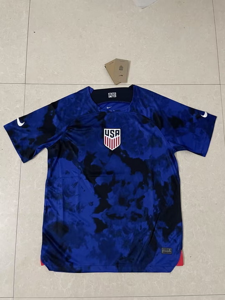 Men US 2022 FIFA Soccer Jersey Blue 005
