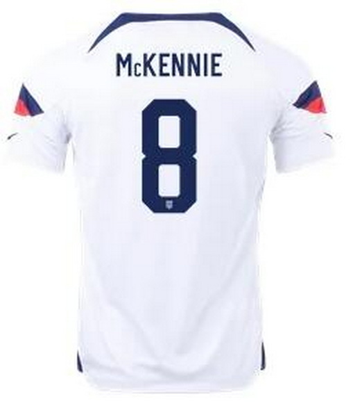 Men US 2022 FIFA Soccer Jersey White 004
