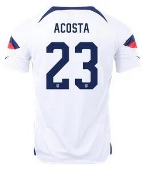Men US 2022 FIFA Soccer Jersey White 005