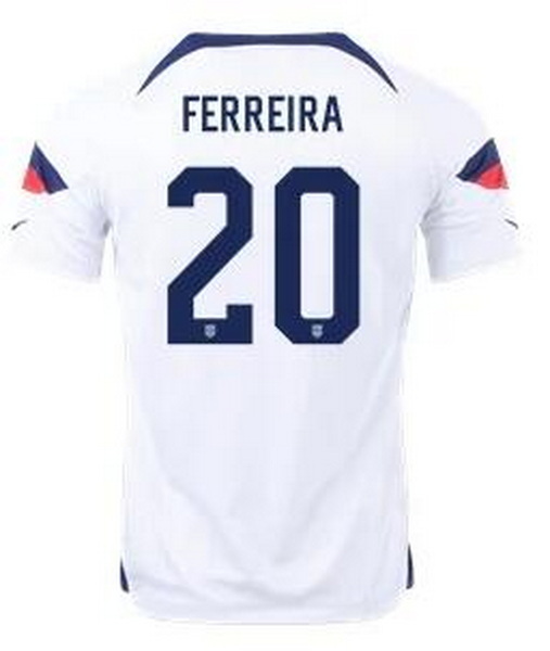 Men US 2022 FIFA Soccer Jersey White 008