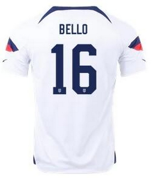 Men US 2022 FIFA Soccer Jersey White 011