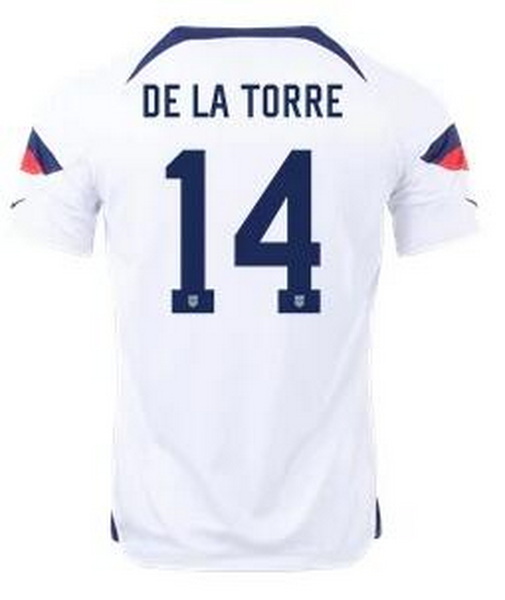 Men US 2022 FIFA Soccer Jersey White 013