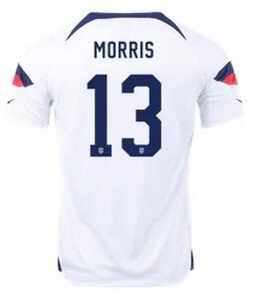 Men US 2022 FIFA Soccer Jersey White 014