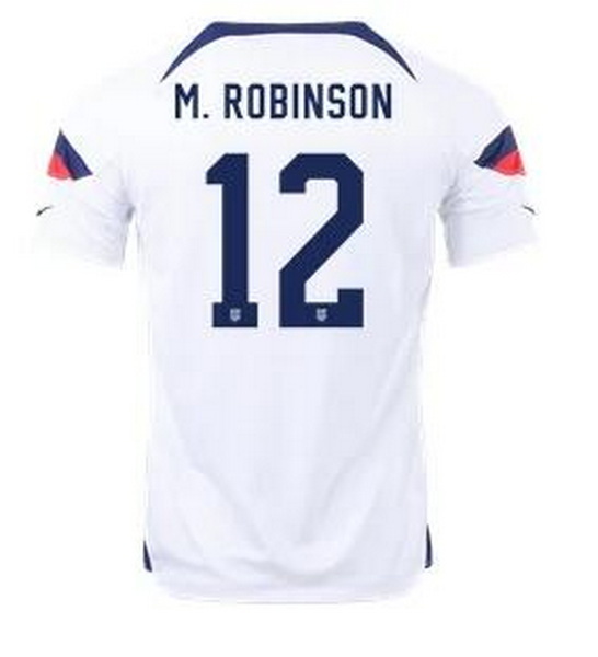 Men US 2022 FIFA Soccer Jersey White 015