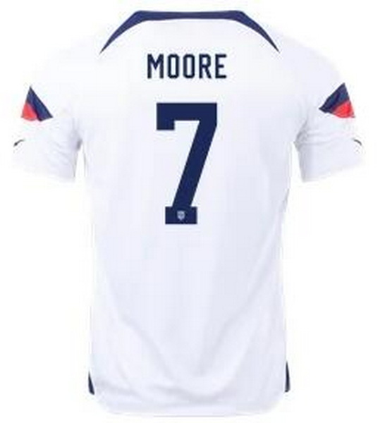 Men US 2022 FIFA Soccer Jersey White 019