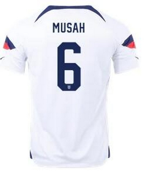 Men US 2022 FIFA Soccer Jersey White 020