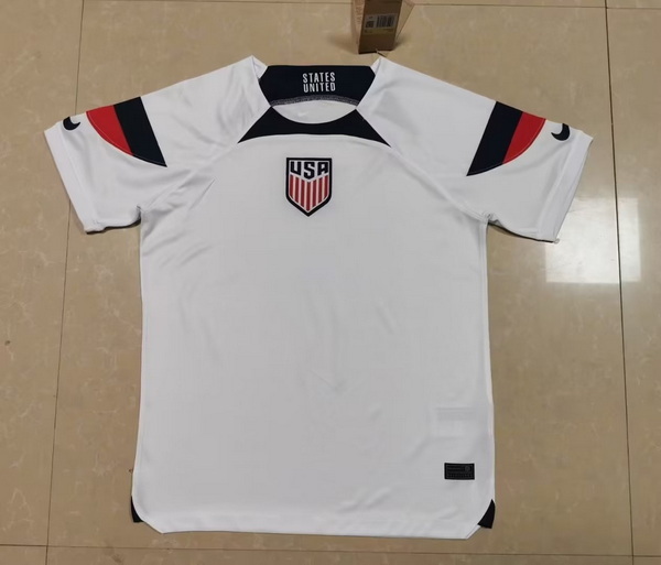 Men US 2022 FIFA Soccer Jersey White 027