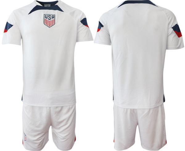 Men US 2022 FIFA Soccer Jersey White 028