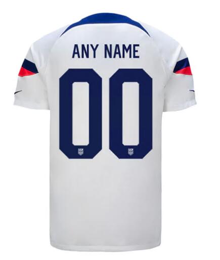 Men US 2022 FIFA Soccer Jersey White Customized