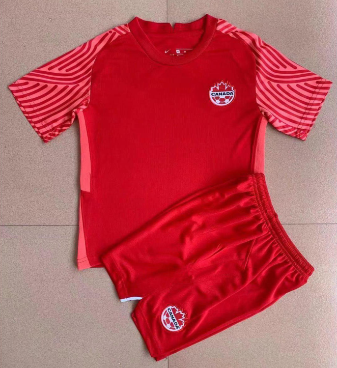 Men Canada 2022 FIFA Soccer Jersey Red