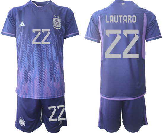 Men FIFA 2022 Argentina Soccer Jersey 003