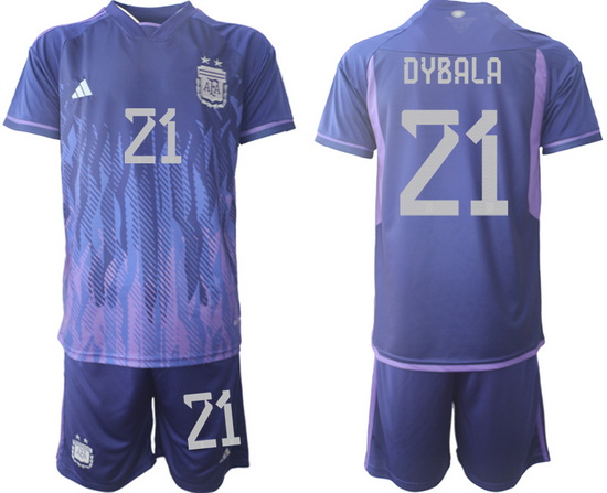 Men FIFA 2022 Argentina Soccer Jersey 004