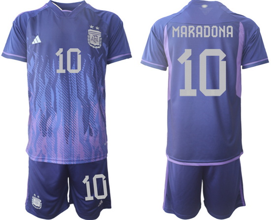Men FIFA 2022 Argentina Soccer Jersey 013