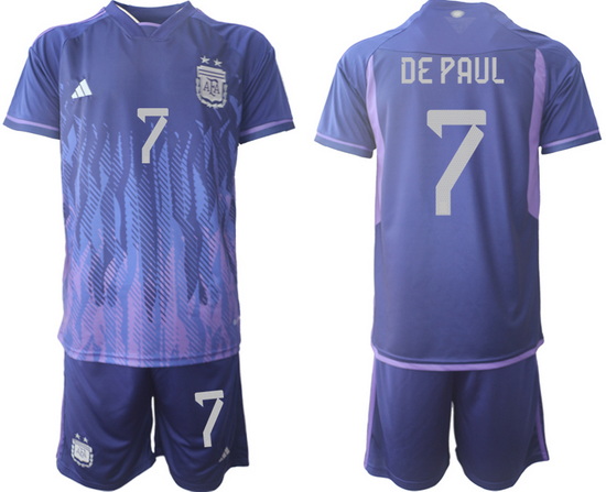 Men FIFA 2022 Argentina Soccer Jersey 016