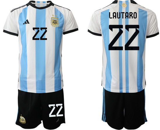 Men FIFA 2022 Argentina Soccer Jersey 028