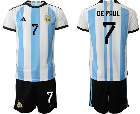 Men FIFA 2022 Argentina Soccer Jersey 040