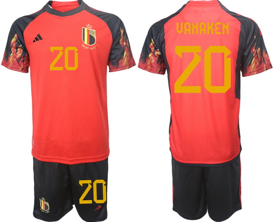 Men FIFA 2022 Belgium Soccer Jersey 005